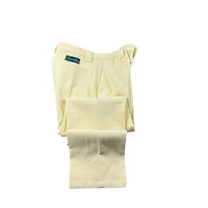 Bogey Boys Yellow Performance Flat Front Men's Golf Trouser Size 30x30 NWOT